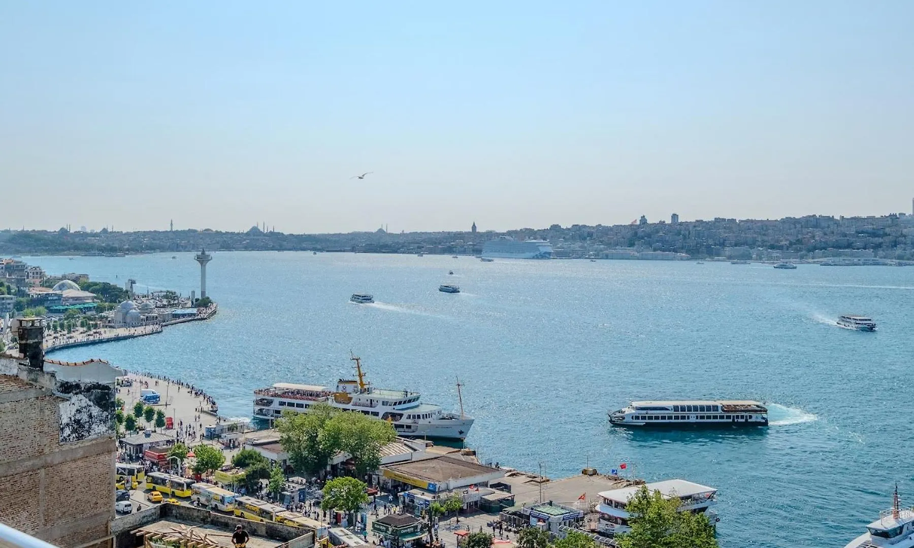 이스탄불 Duplex Flat W Panoramic Bosphorus View And Terrace 아파트 0*,